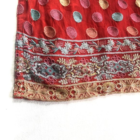Indian-inspired Red Tunic - Picture 3 of 6